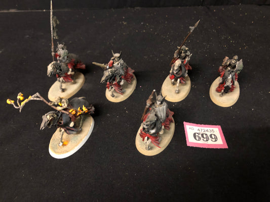 6x Black Knights #699 Nighthaunt AOS Warhammer 40k