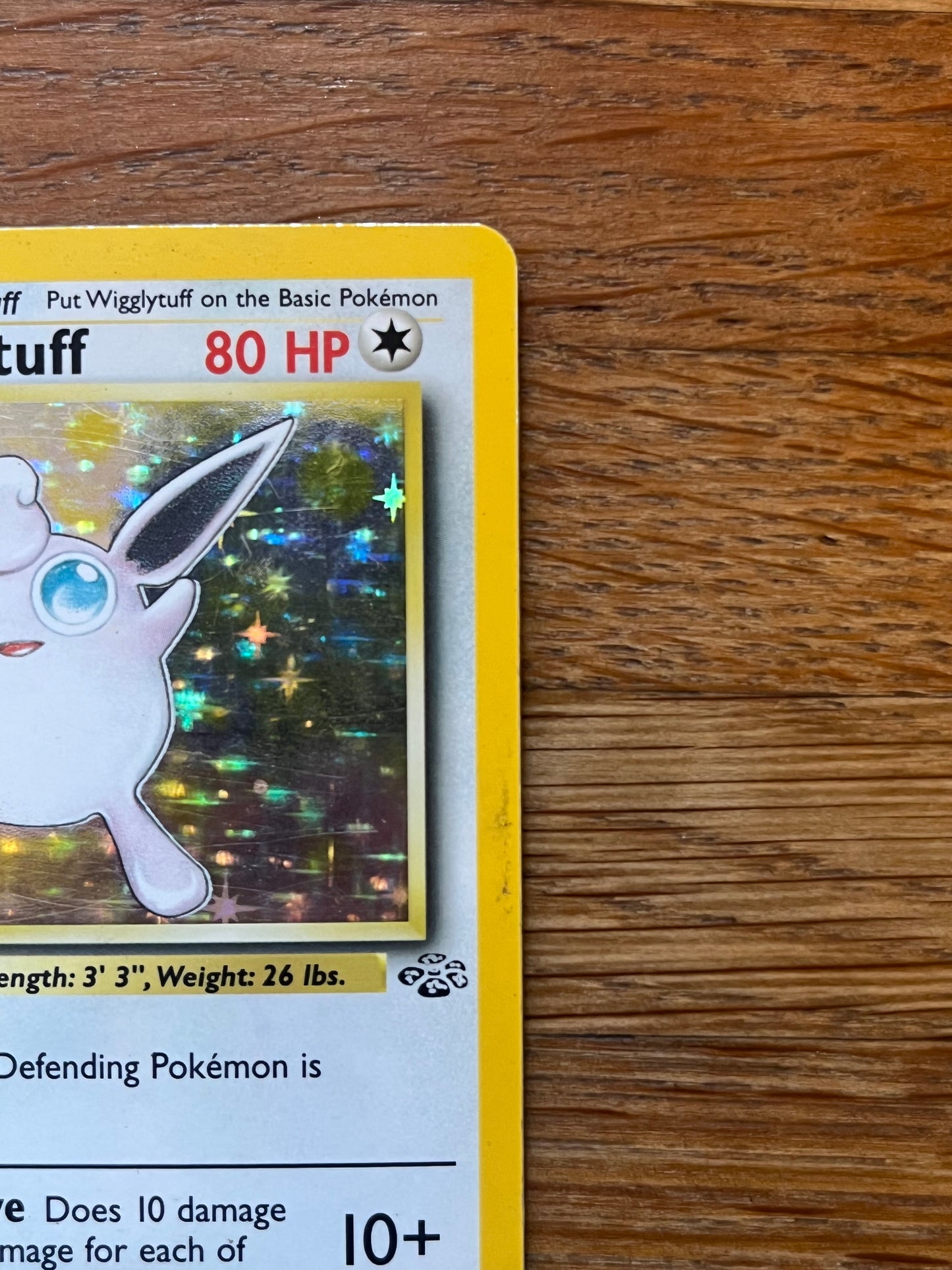 Wigglytuff Holo 16/64 Jungle LP Single Pokemon Card