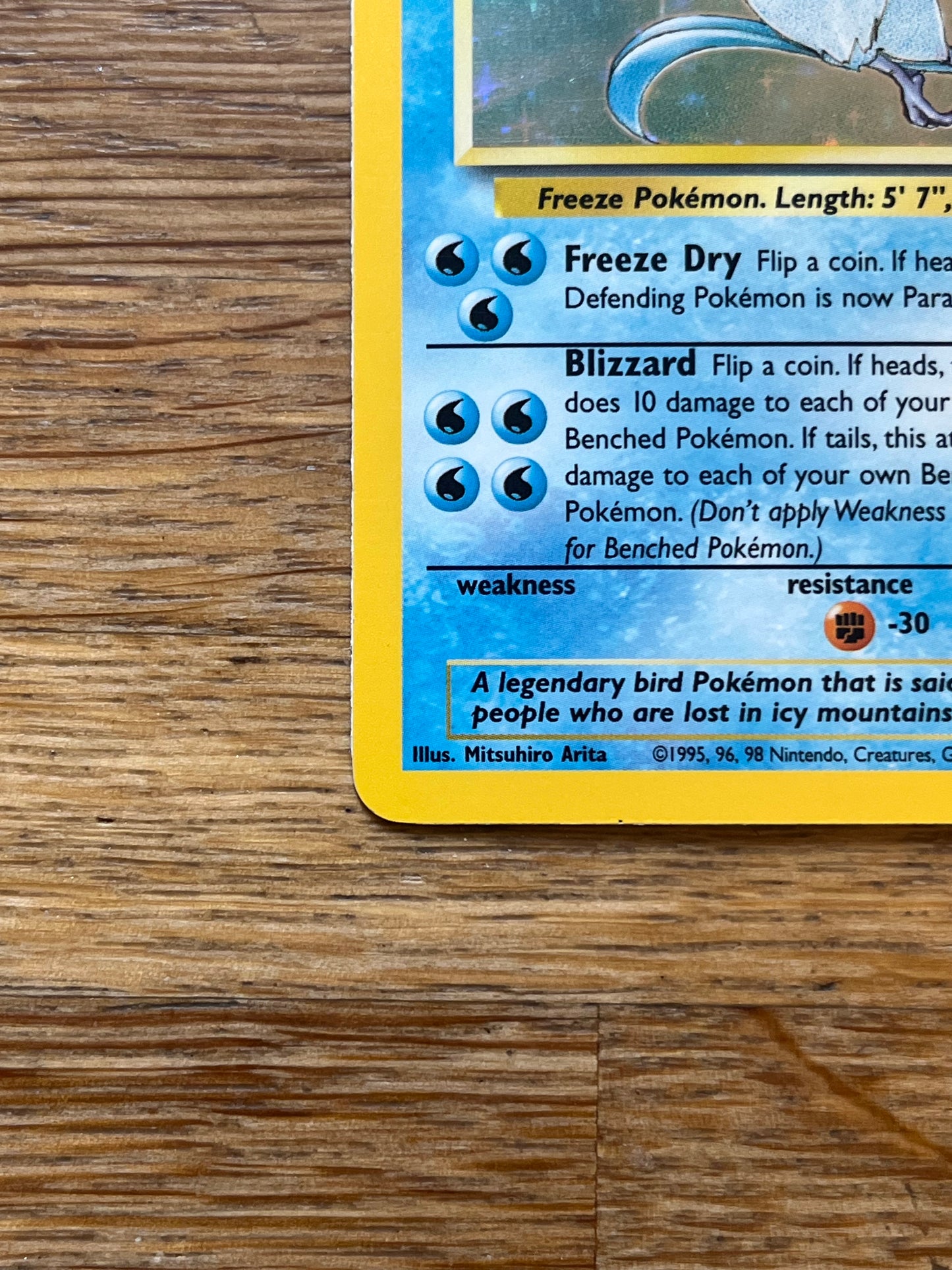 Articuno Holo 2/62 Fossil NM Single Pokemon Card