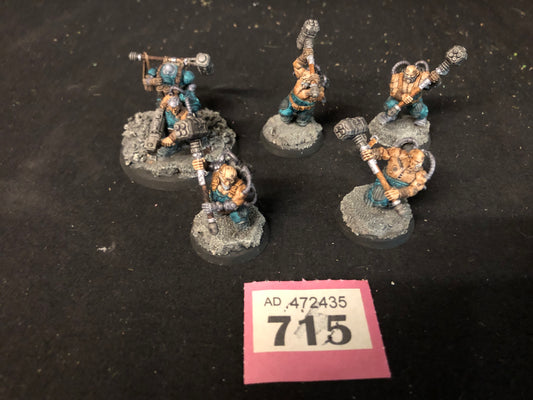 5x Cthonian Beserks #715 Well Painted Leagues of Votann Warhammer 40k