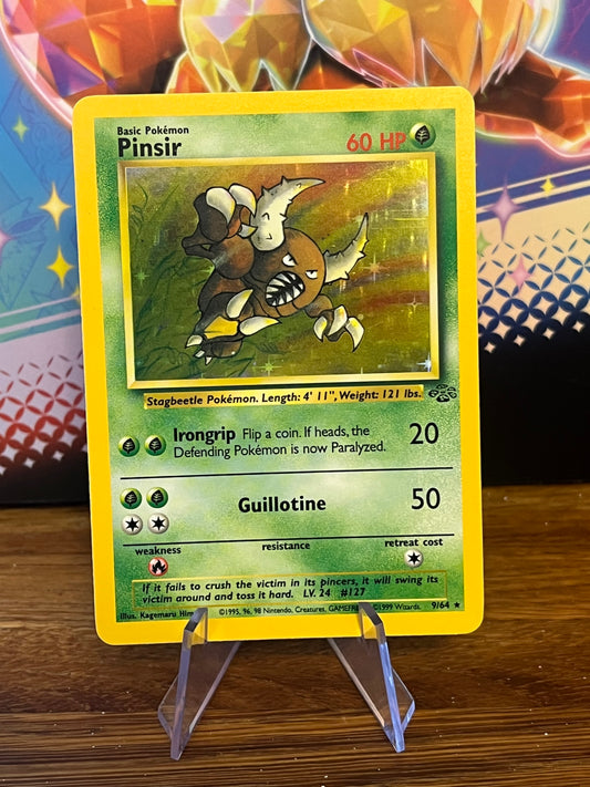 Pinsir Holo 9/64 Jungle NM Single Pokemon Card