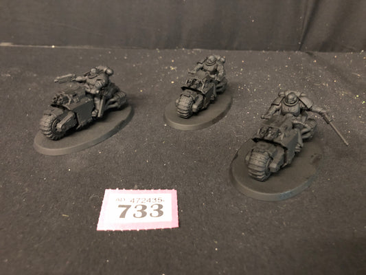 3x Primaris Outriders #734 Space Marines Warhammer 40k
