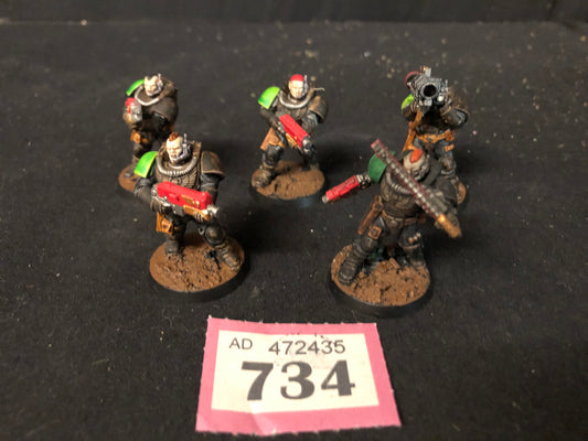 5x Scouts Primaris #734 Space Marines Warhammer 40k