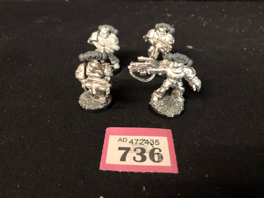 4x Metal Firstborn Sternguard Veterans #736 Space Marines Warhammer 40k