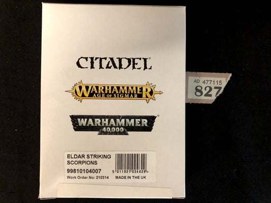OOP Striking Scorpions NOS #827 Aeldari Warhammer 40k