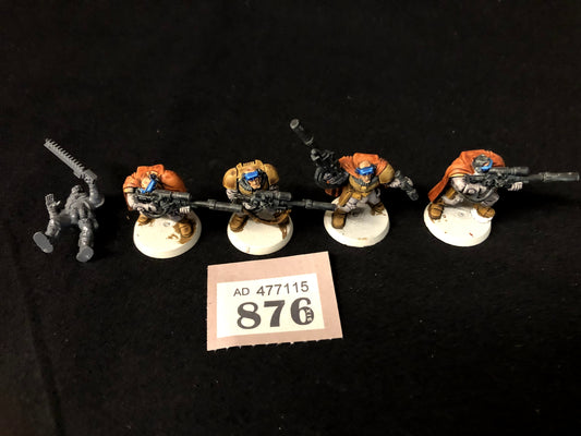 5x Scouts (4 with Snipers) #876 Space Marines Warhammer 40k