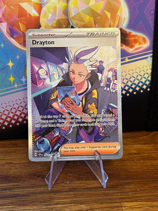 Drayton Special Illustration Rare 244/191 Surging Sparks NM Single Pokemon Card