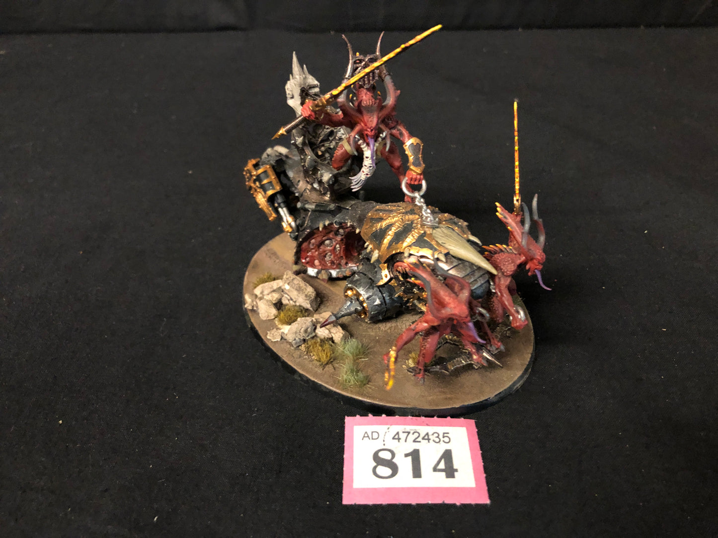Rendmaster, Herald of Khorne on Blood Throne #814 Well Painted Daemons of Khorne AOS Warhammer 40k