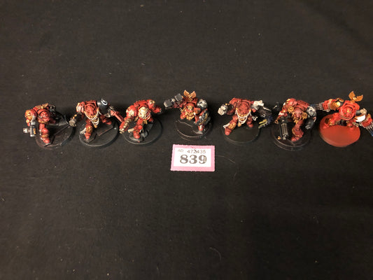7x Blood Angels Terminator Squad #839 Space Marines Warhammer 40k