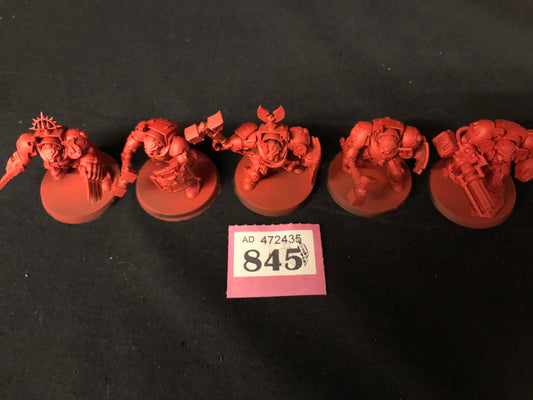 5x Blood Angels Terminator Squad #845 Space Marines Warhammer 40k