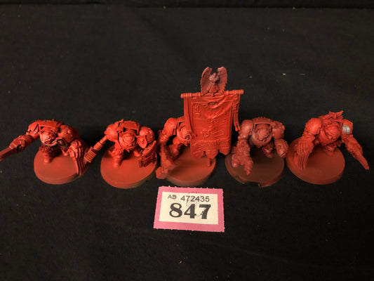 5x Blood Angels Terminator Squad #847 Space Marines Warhammer 40k