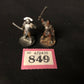 2x Uruk Hai Captains #849 Evil Modor MESBG LOTR Warhammer 40k