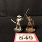 2x Uruk Hai Captains #849 Evil Modor MESBG LOTR Warhammer 40k