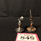 2x Uruk Hai Captains #849 Evil Modor MESBG LOTR Warhammer 40k