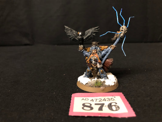 Njal Stormcaller Space Wolves OOP RARE #876 Well Painted Space Marines Warhammer 40k