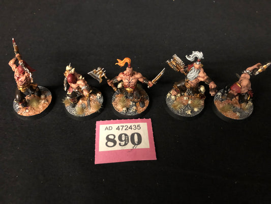 5x Bloodreavers #890 Very Well Painted Blades of Khorne AOS Warhammer 40k