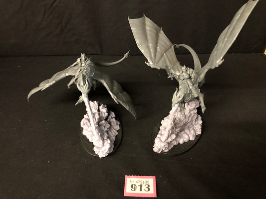 2x Stormdrake Guard #913 Custom Bases Stormcast Eternals AOS Warhammer 40k