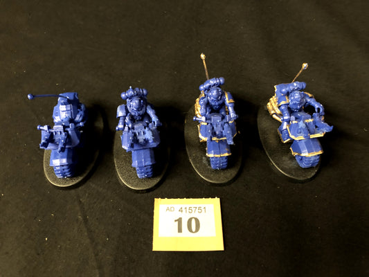4x OOP Bikers Squad #10 Space Marines Warhammer 40k