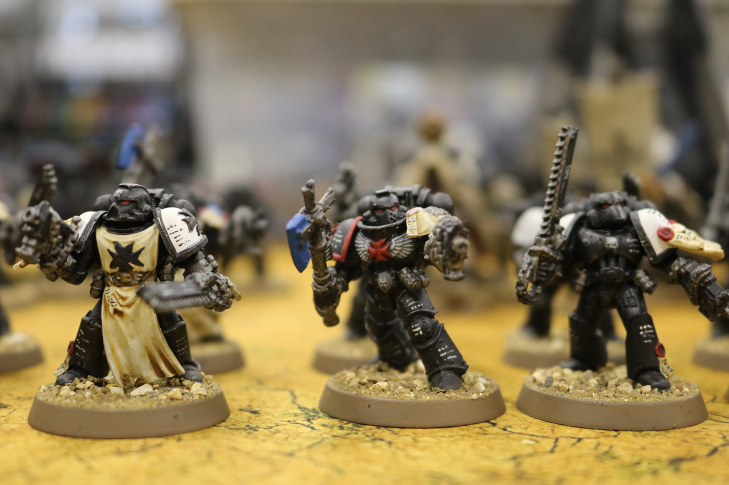 Black Templars Army Very Well Painted Space Marines Warhammer 40k