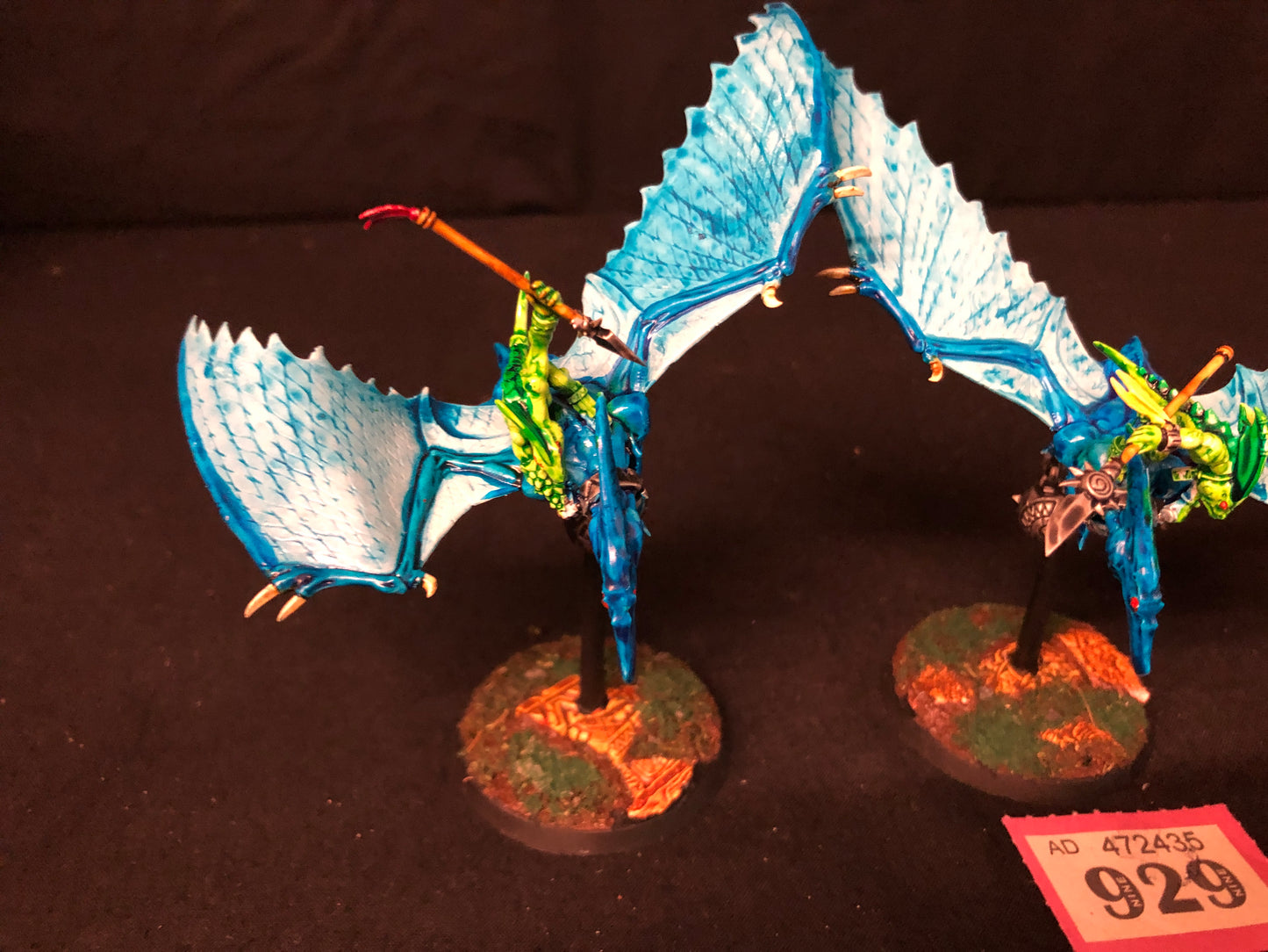3x Terradon Riders #929 Well Painted Seraphon AOS Warhammer 40k
