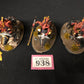 3x Bloodcrushers #938 Very Well Painted Blades of Khorne AOS Warhammer 40k