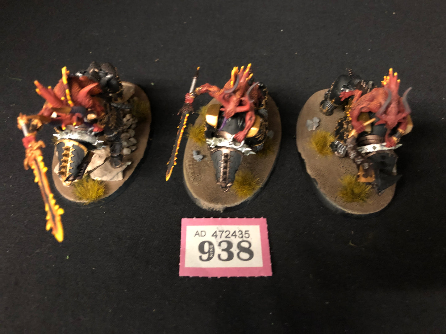 3x Bloodcrushers #938 Very Well Painted Blades of Khorne AOS Warhammer 40k