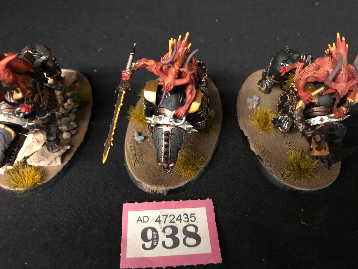 3x Bloodcrushers #938 Very Well Painted Blades of Khorne AOS Warhammer 40k