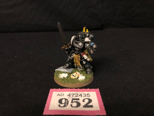 Primaris Lieutenant Black Templars #952 Well Painted Space Marines Warhammer 40k