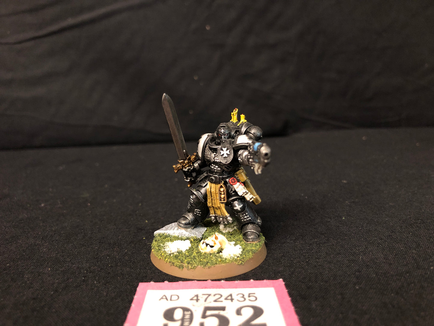 Primaris Lieutenant Black Templars #952 Well Painted Space Marines Warhammer 40k