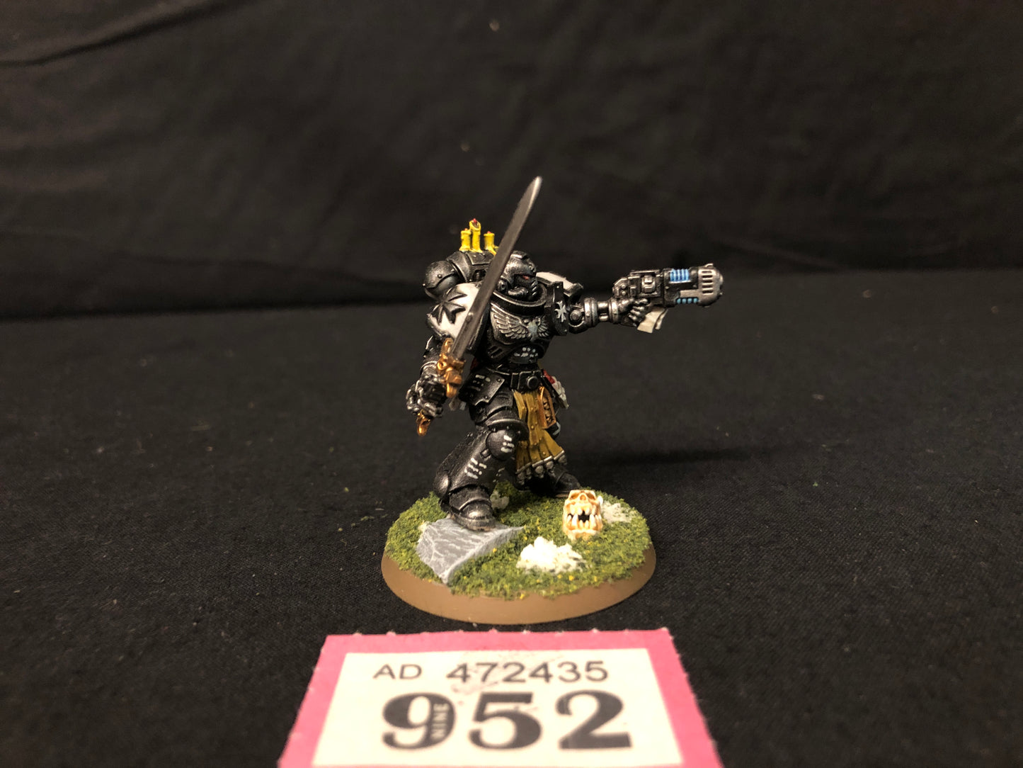 Primaris Lieutenant Black Templars #952 Well Painted Space Marines Warhammer 40k