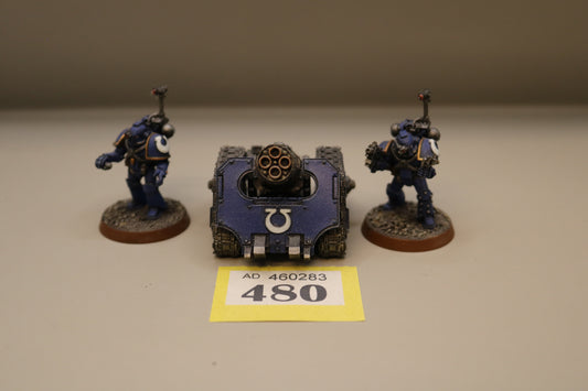 Rapier Quad Mortar FW #480 Very Well Painted Space Marines Legiones Astartes Warhammer 40k 30k