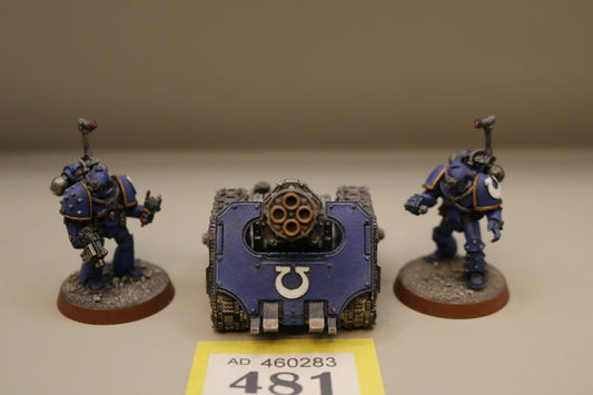 Rapier Quad Mortar FW #481 Very Well Painted Space Marines Legiones Astartes Warhammer 40k 30k