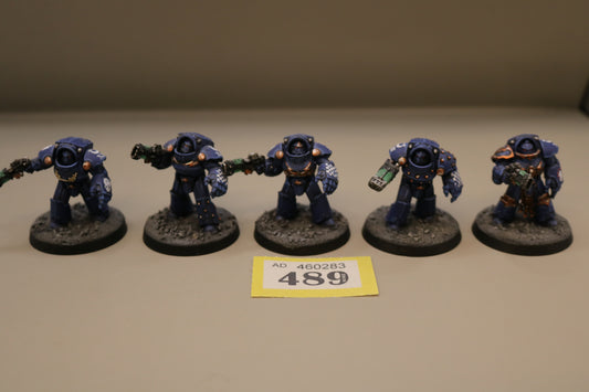 5x Tartaros Terminator Squad #489 VERY Well Painted Space Marines Legiones Astartes Warhammer 40k 30k