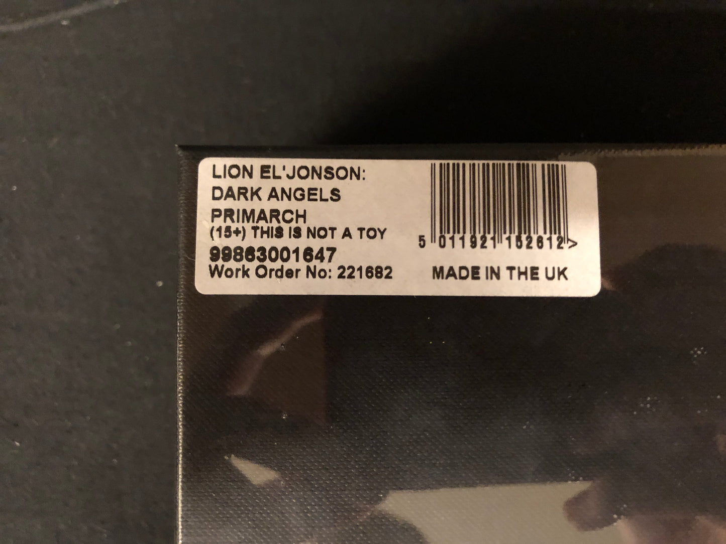 Lion El'jonson Forgeworld #98 Dark Angels Space Marines Warhammer 40k 30k