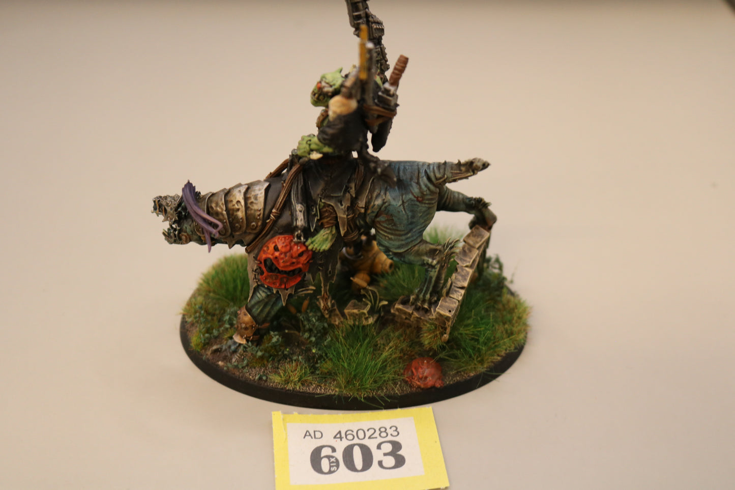 Custom Warboss on mount #603 VERY Well Painted Orks Warhammer 40k