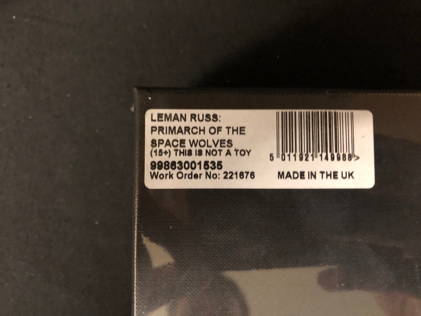 Leman Russ Primarch of the Space Wolves BNIB Forgeworld  #102 Space Marines Warhammer 40k 30k