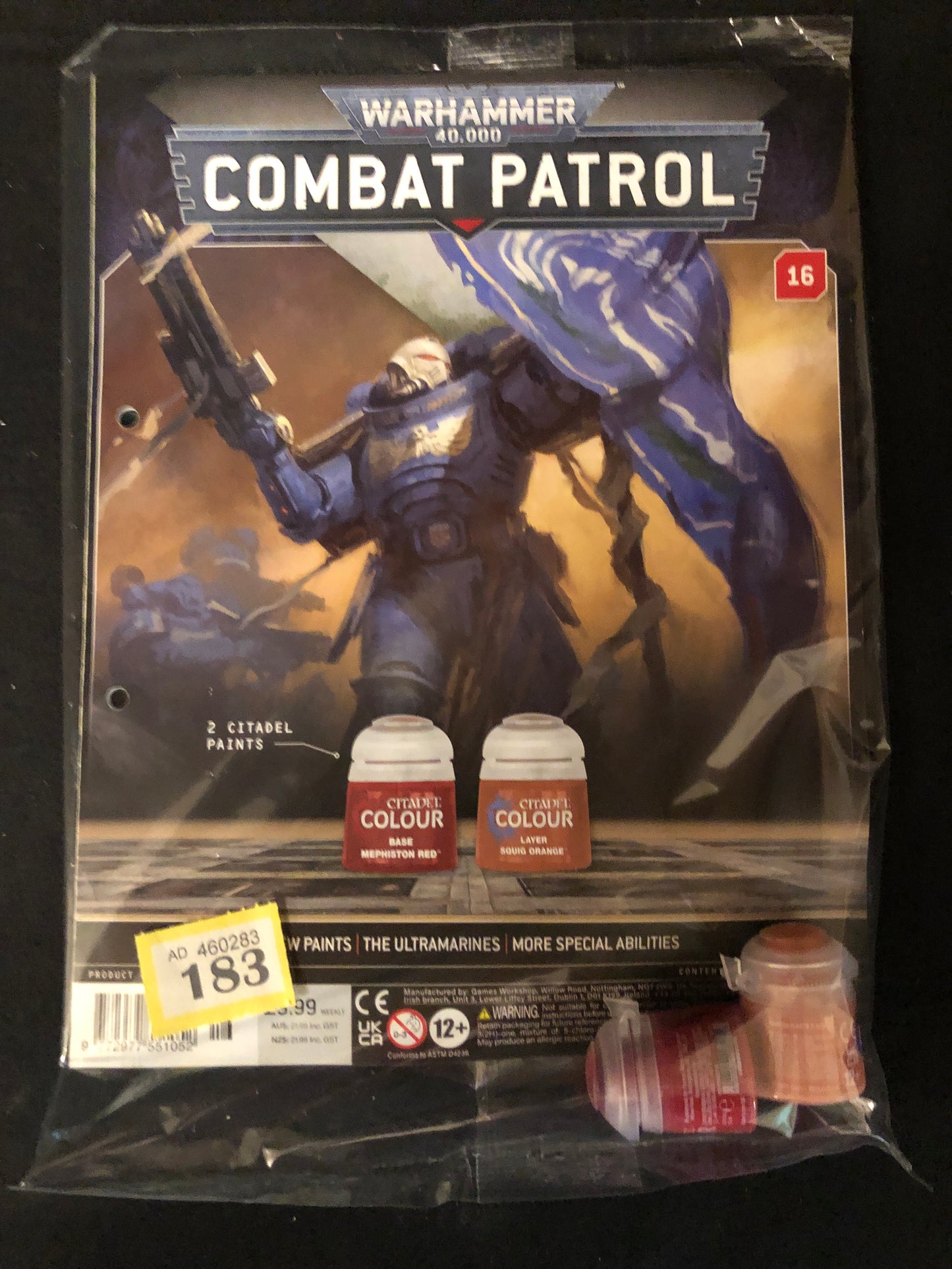 Combat Patrol Issue 16 Magazine 2 Citadel Paints #183 Warhammer 40k