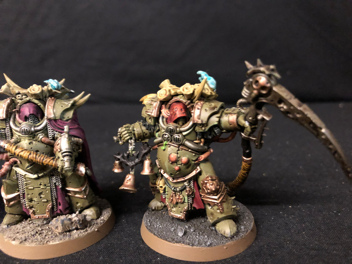 3x Deathshroud Terminators #197 Very Well Painted Death Guard Warhammer 40k