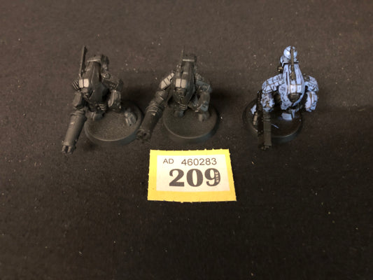 3x Stealth Battlesuits #209 Tau T'au Empire Warhammer 40k