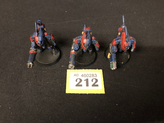 3x Stealth Battlesuits #212 Tau T'au Empire Warhammer 40k