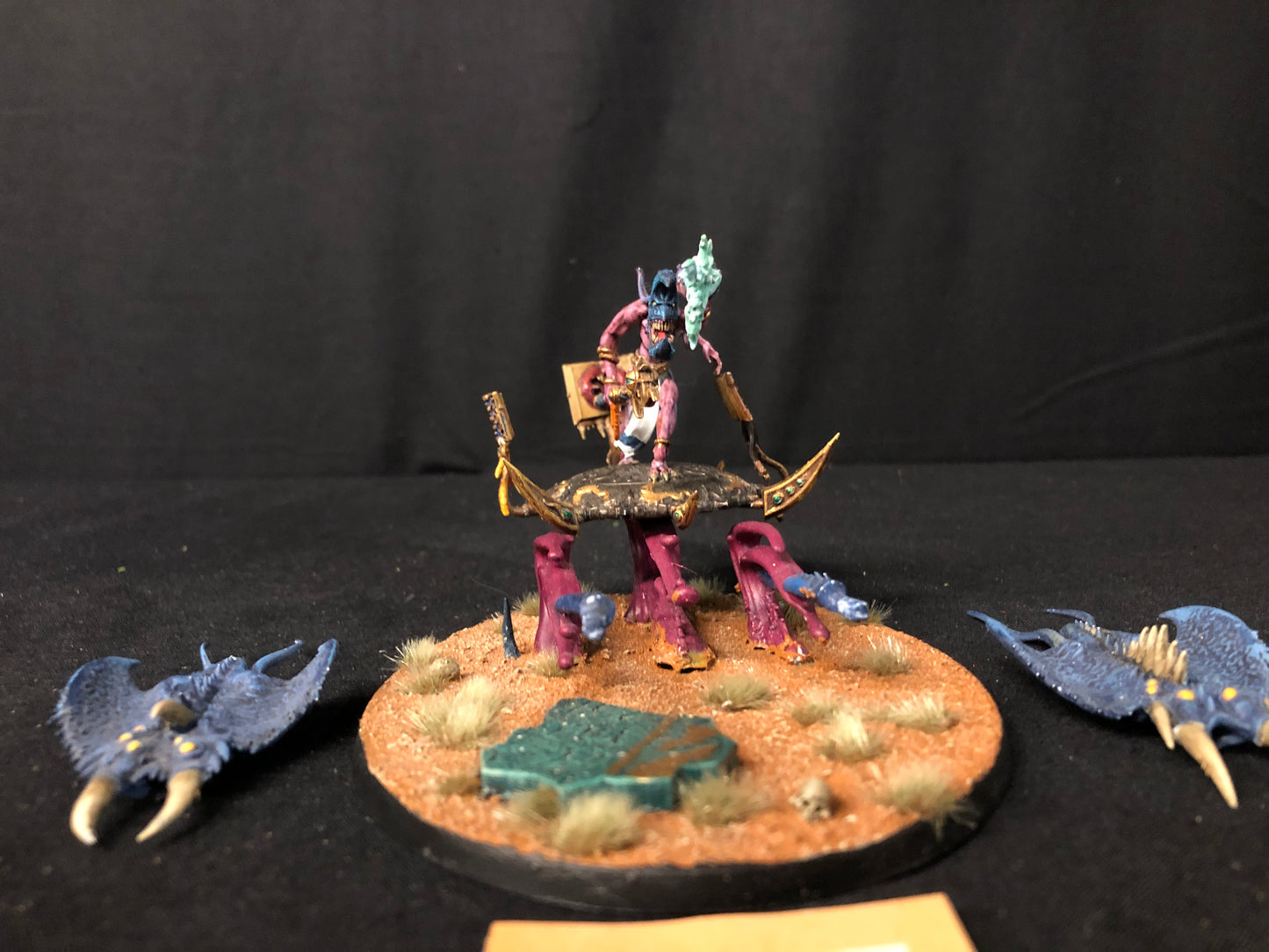 Fateskimmer, Herald of Tzeentch on Burning Chariot #261 VERY Well Painted Disciples of Tzeentch AOS Warhammer 40k