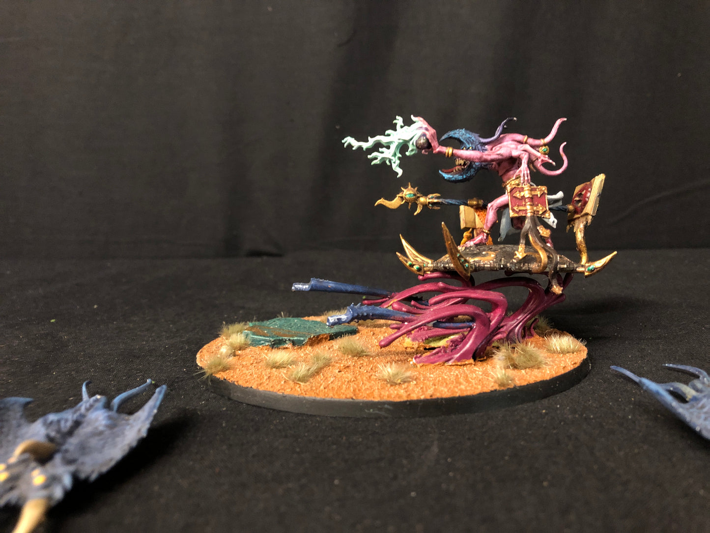 Fateskimmer, Herald of Tzeentch on Burning Chariot #261 VERY Well Painted Disciples of Tzeentch AOS Warhammer 40k