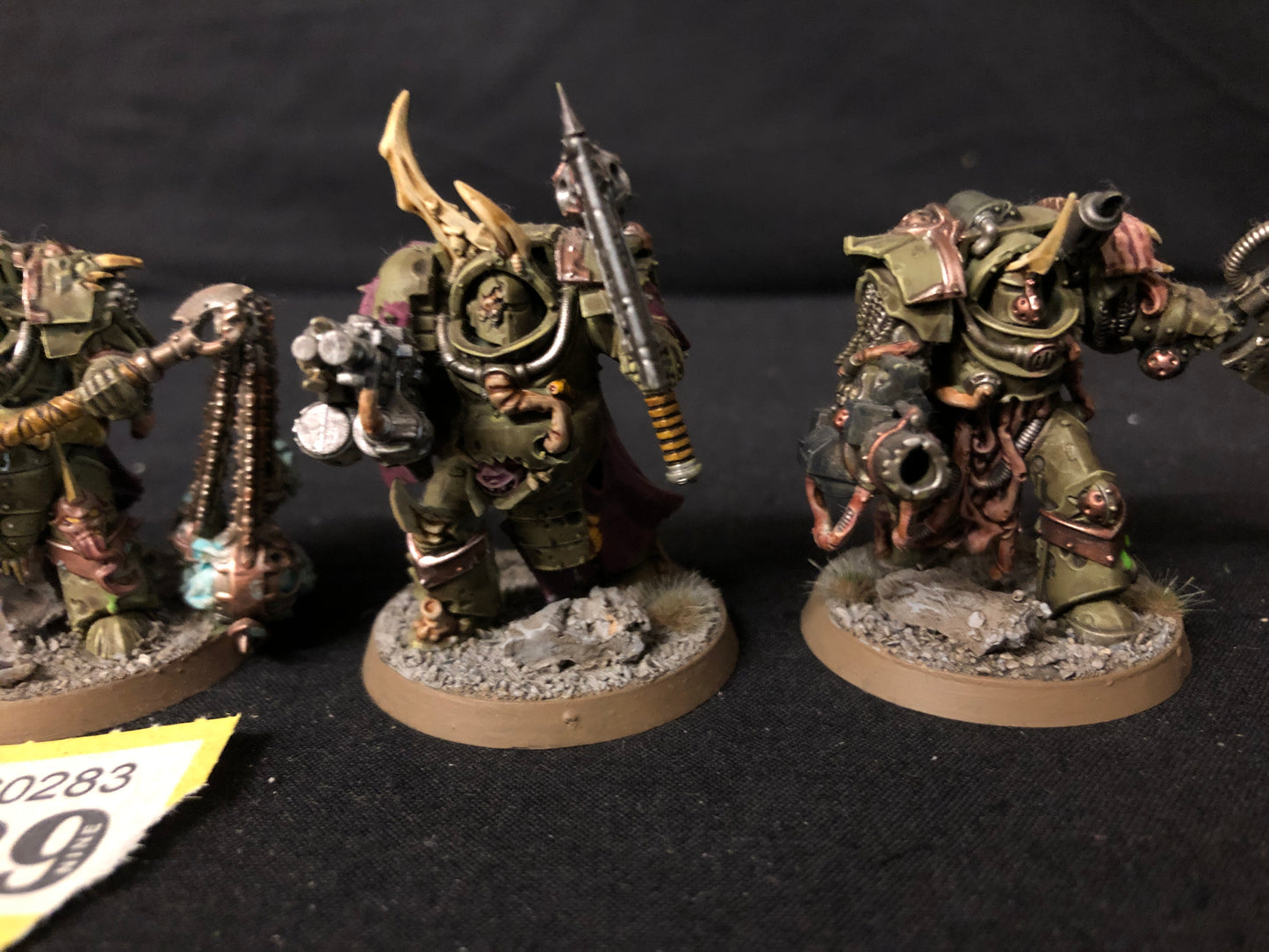 5x Blightlord Terminators Squad #229 Very Well Painted Death Guard Warhammer 40k