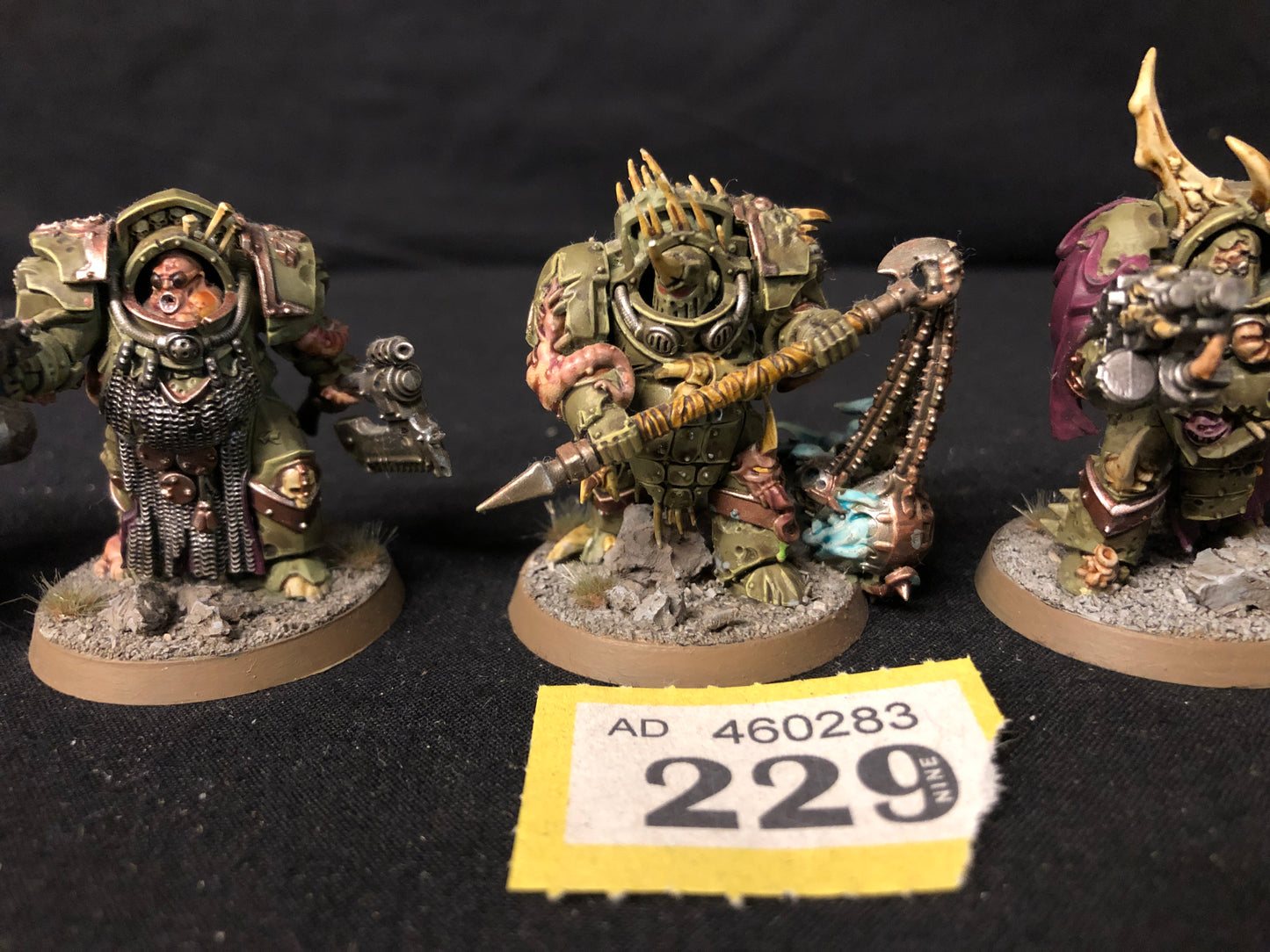 5x Blightlord Terminators Squad #229 Very Well Painted Death Guard Warhammer 40k