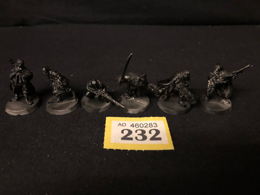 6x Tanith Ghost Squad Metal OOP #232 Astra Militarum Warhammer 40k