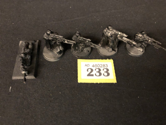 5x Cadian Snipers Imperial Guard Metal OOP #233 Space Marines Warhammer 40k