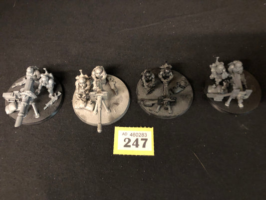 4x Heavy Weapons Squad #247 Astra Militarum Warhammer 40k