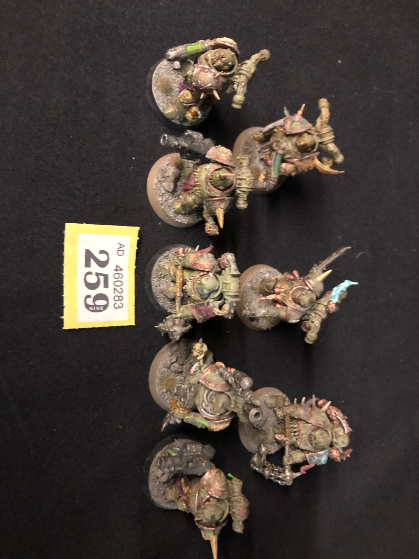8x Plague Marines #259 Very Well Painted Death Guard Warhammer 40k