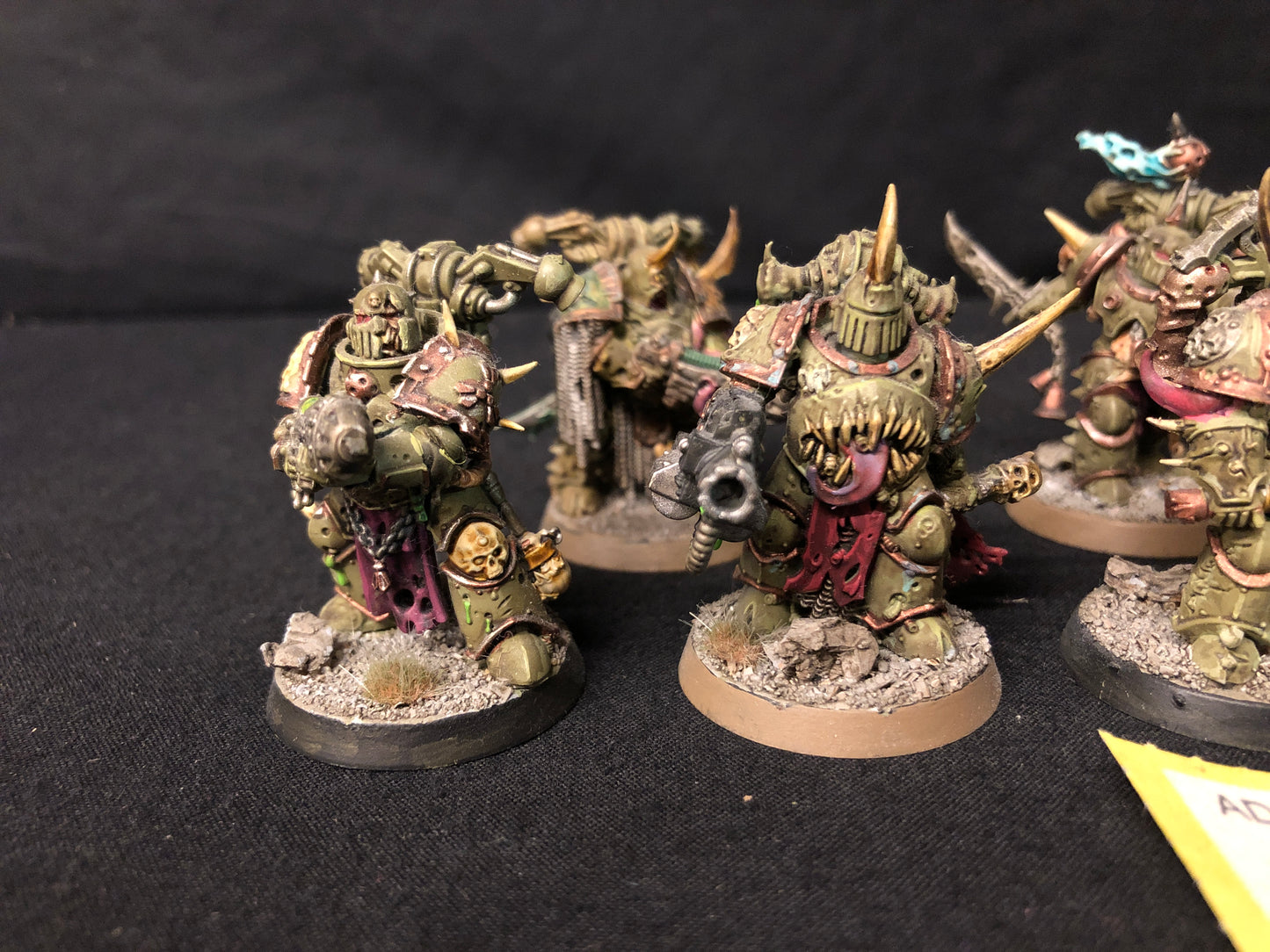 8x Plague Marines #259 Very Well Painted Death Guard Warhammer 40k