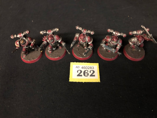 5x Chaos Space Marines #262 Chaos Space Marines Warhammer 40k